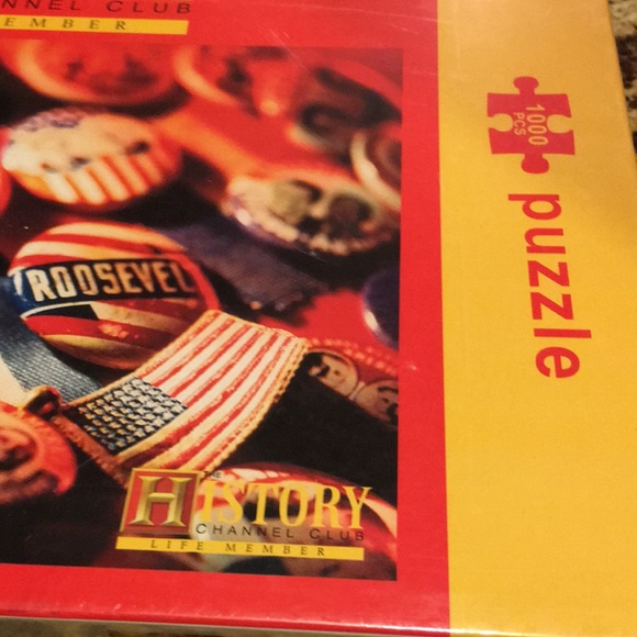 History channel campaign buttons Puzzle NEW 1000 pieces of campaign history NEW - Picture 3 of 4